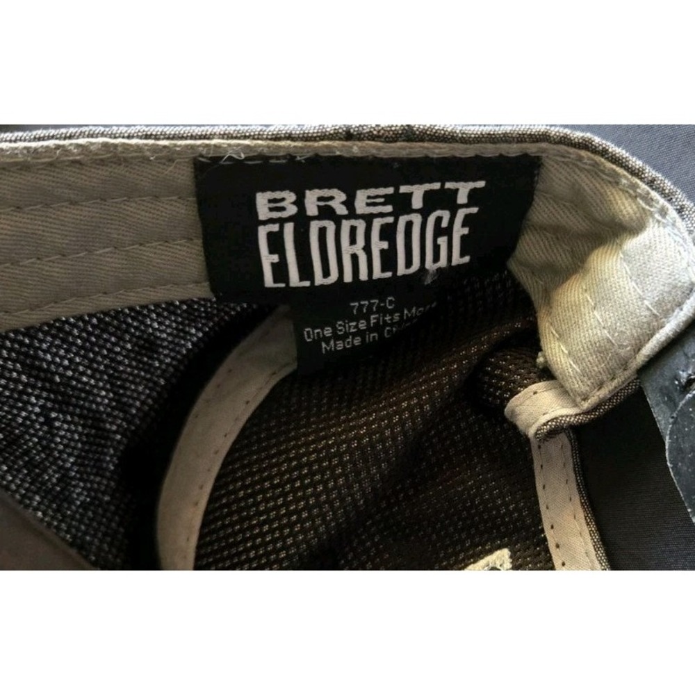 Brett Eldredge Hat Snapback Baseball Cap Gray OSFM - Picture 6 of 7